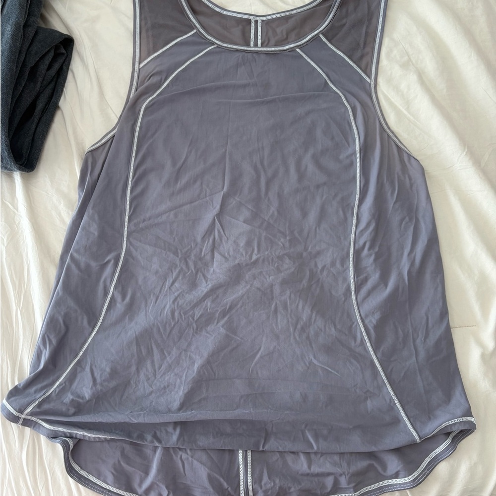 lululemon athletica Gray Tank Top